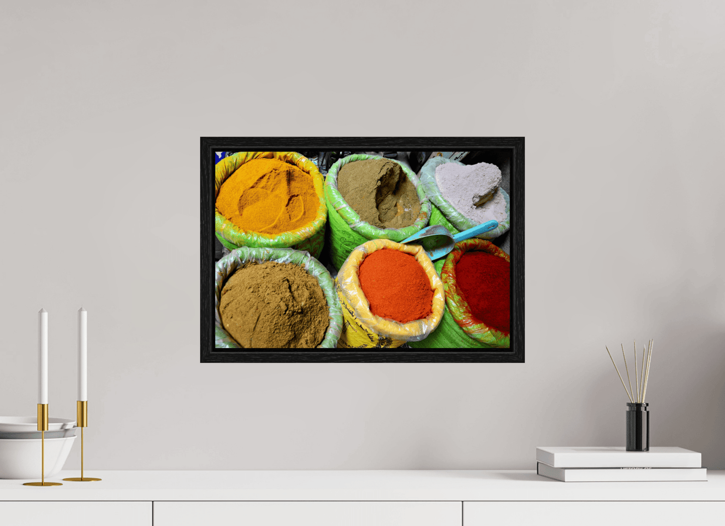 Spices & Colors from Marrakech Vol. 3 - Fine Art Photo Print under Acrylic Glass - Colors of Marrakech - Photo Art Gallery
