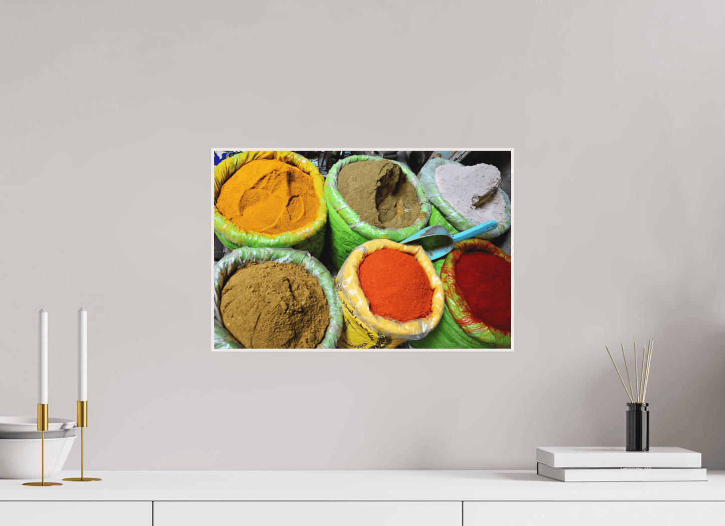 Spices & Colors from Marrakech Vol. 3 - Fine Art Photo Print under Acrylic Glass - Colors of Marrakech - Photo Art Gallery