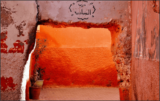 The Souks of Marrakech Vol. 4; Photo Art Print under Acrylic Glass; various frame options - Colors of Marrakech - Photo Art Gallery