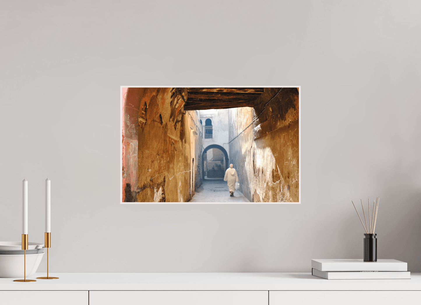The Souks of Marrakech Vol.8 - Hidden in the Medina; Fine Art Photo Print under Acrylic Glass - Colors of Marrakech - Photo Art Gallery