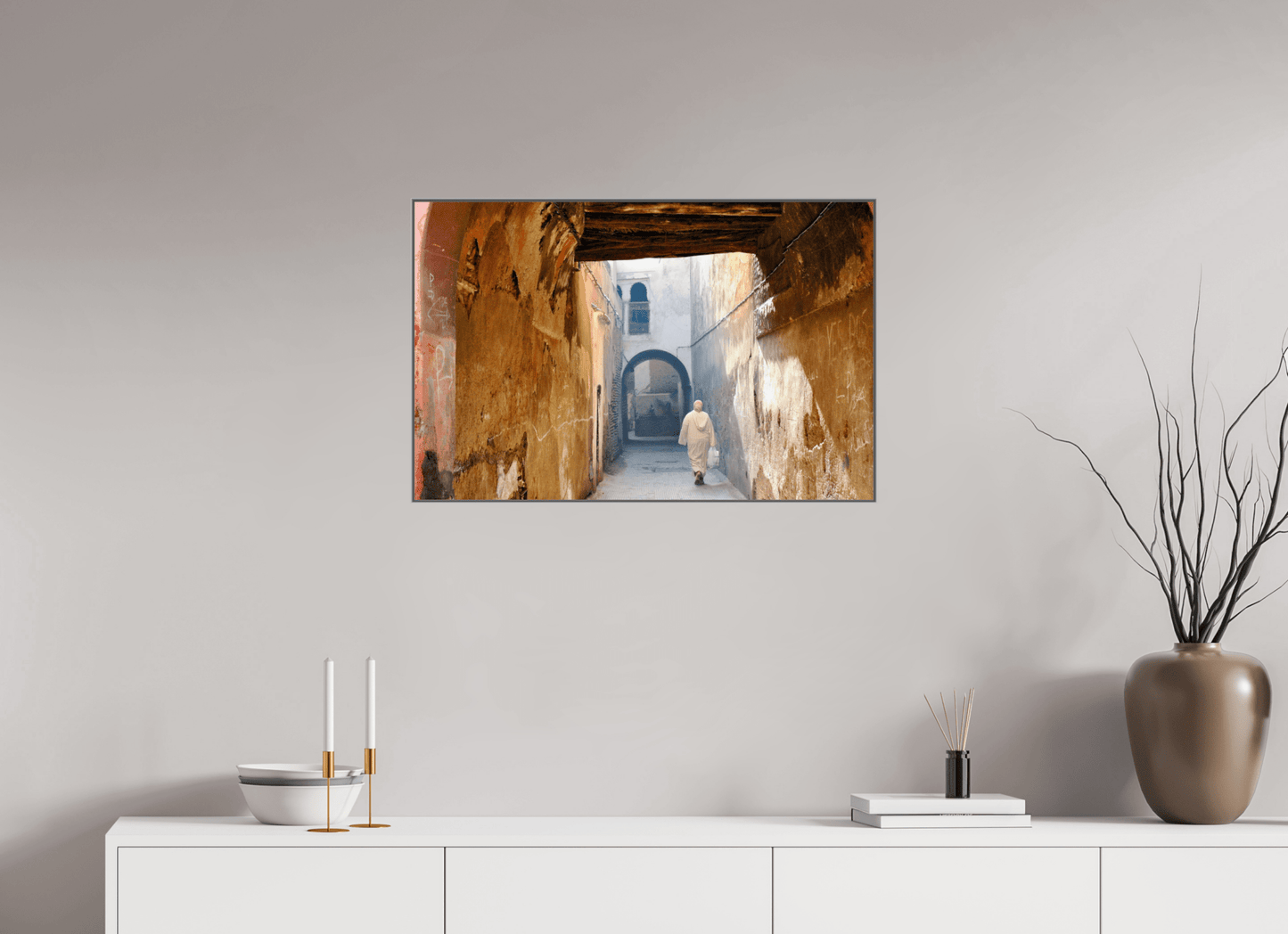 The Souks of Marrakech Vol.8 - Hidden in the Medina; Fine Art Photo Print under Acrylic Glass - Colors of Marrakech - Photo Art Gallery