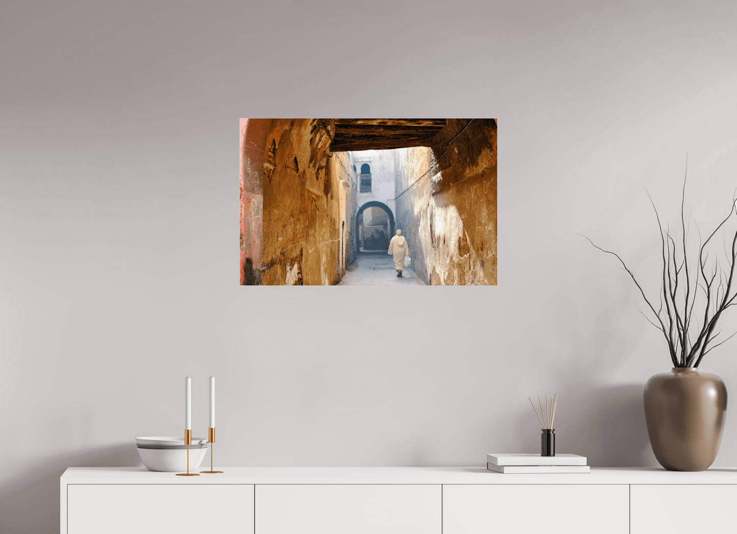 The Souks of Marrakech Vol.8 - Hidden in the Medina; Fine Art Photo Print under Acrylic Glass - Colors of Marrakech - Photo Art Gallery
