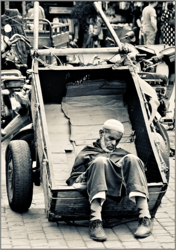 Time for a Break – Souks of Marrakech, Morocco | J. Schleenbecker | Colors of Marrakech - Colors of Marrakech - Photo Art Gallery